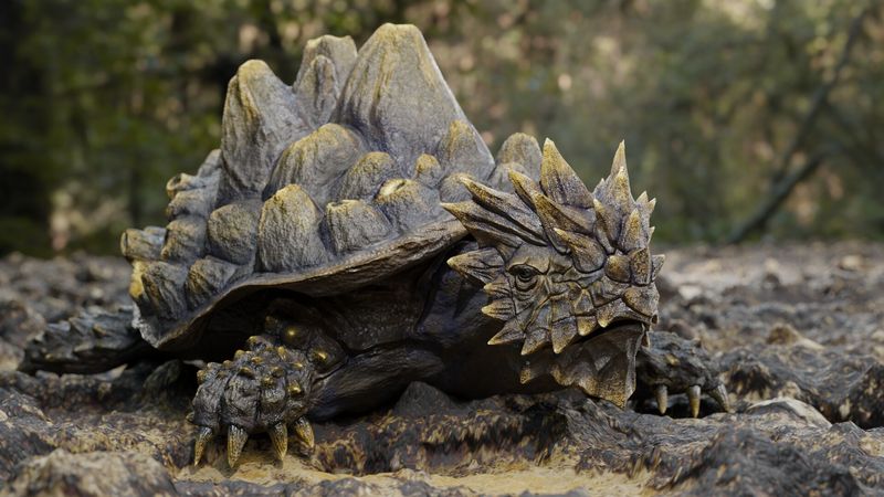 Total shot of the Elder Snapping Turtle